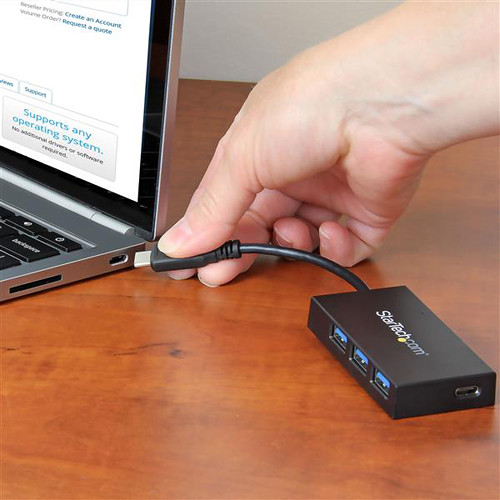 4Port USB 3.0 Hub USB C TAA — view 5
