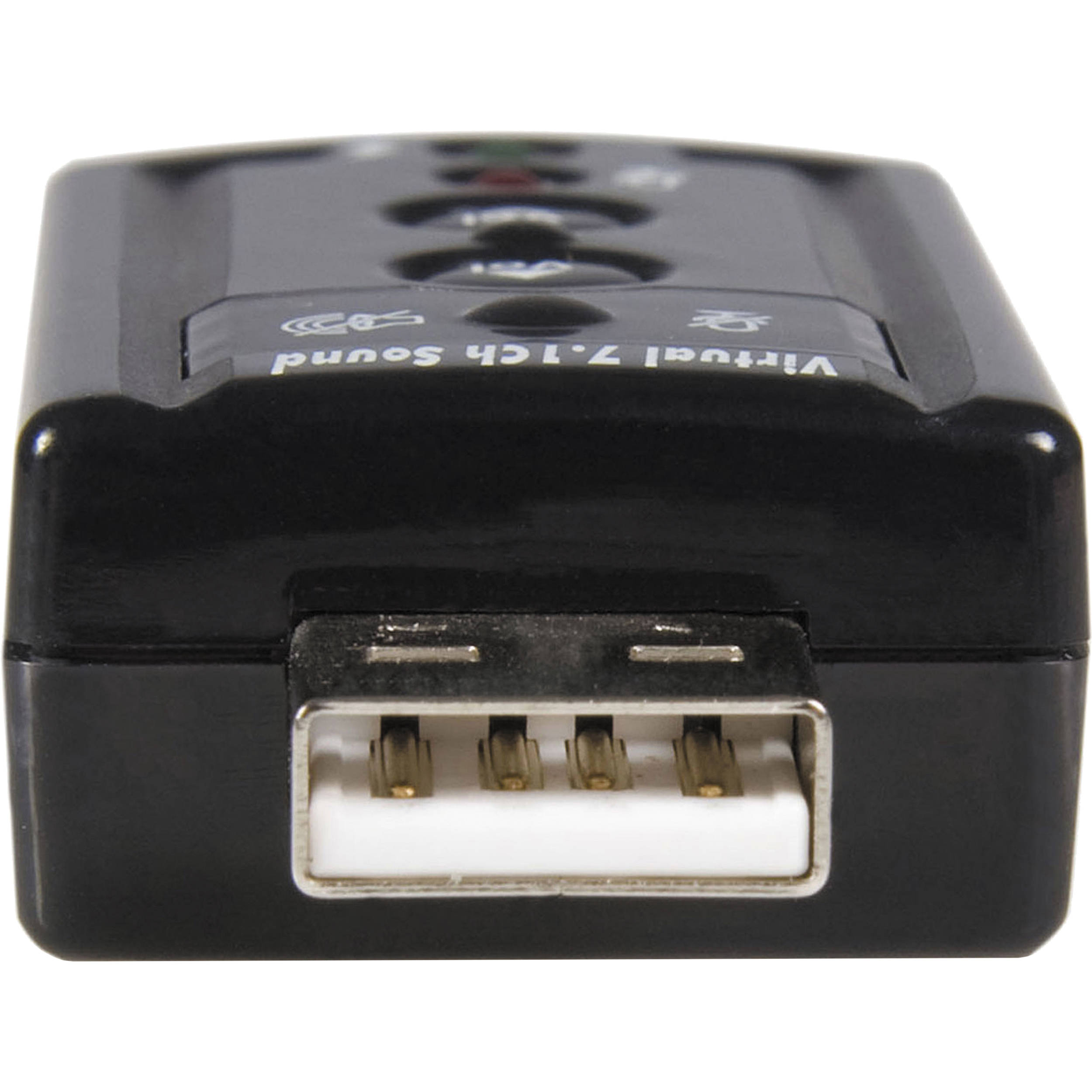 StarTech ICUSBAUDIO7 USB stereo audio adapter for headphones speakers and microphone — view 2