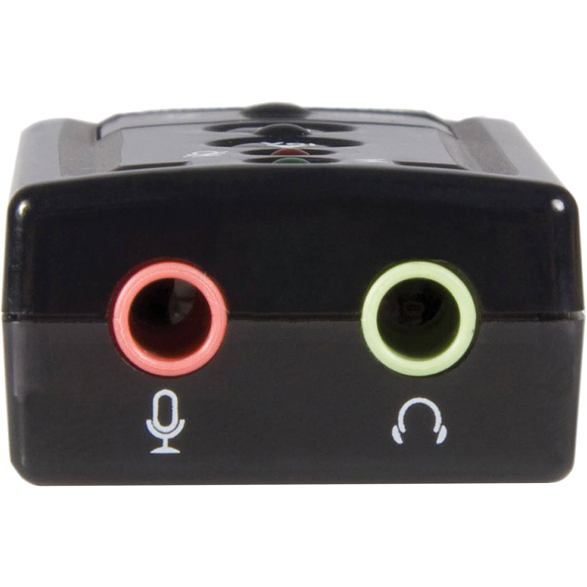 StarTech ICUSBAUDIO7 USB stereo audio adapter for headphones speakers and microphone — view 3