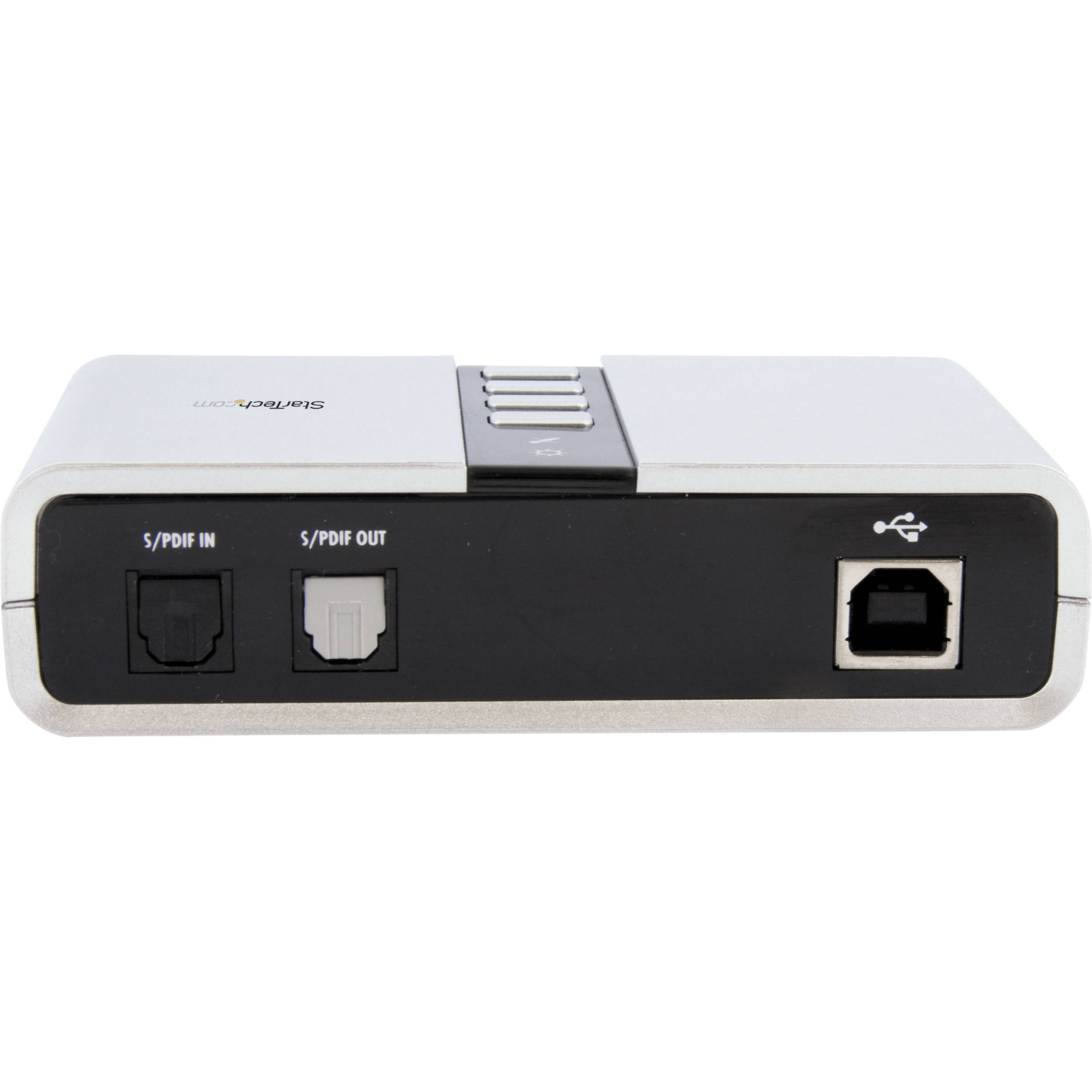 StarTech ICUSBAUDIO7D USB external sound card adapter for laptop and desktop audio — view 4