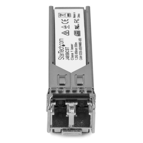 StarTech Gigabit Fiber SFP transceiver for HP J4858C, LC duplex multimode, 550 m reach — view 2