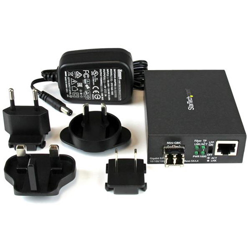 StarTech MCM1110MMLC Gigabit fiber media converter with 850 nm LC duplex multimode support — view 5