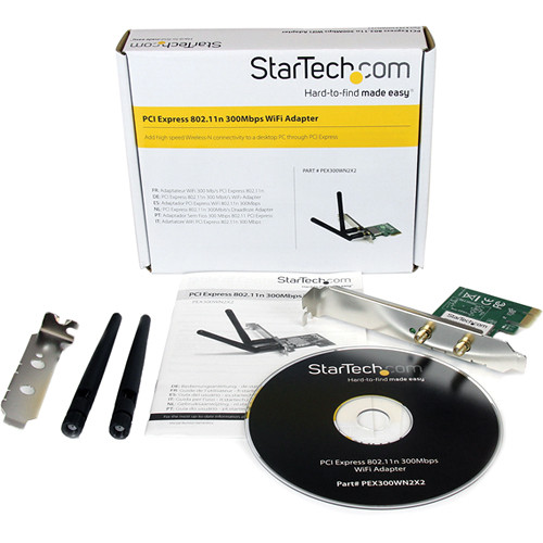StarTech PCIe Wireless N adapter for desktop PCs, internal PCI Express Wi-Fi card — view 6