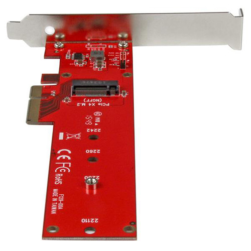 StarTech PEX4M2E1 x4 PCIe M.2 PCIe SSD adapter card TAA compliant — view 4