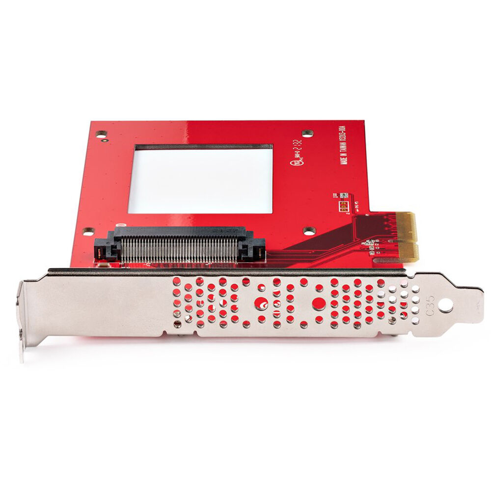 StarTech PEX4SFF8639U3 U.3 to PCIe adapter card for 2.5-inch NVMe SSDs — view 2