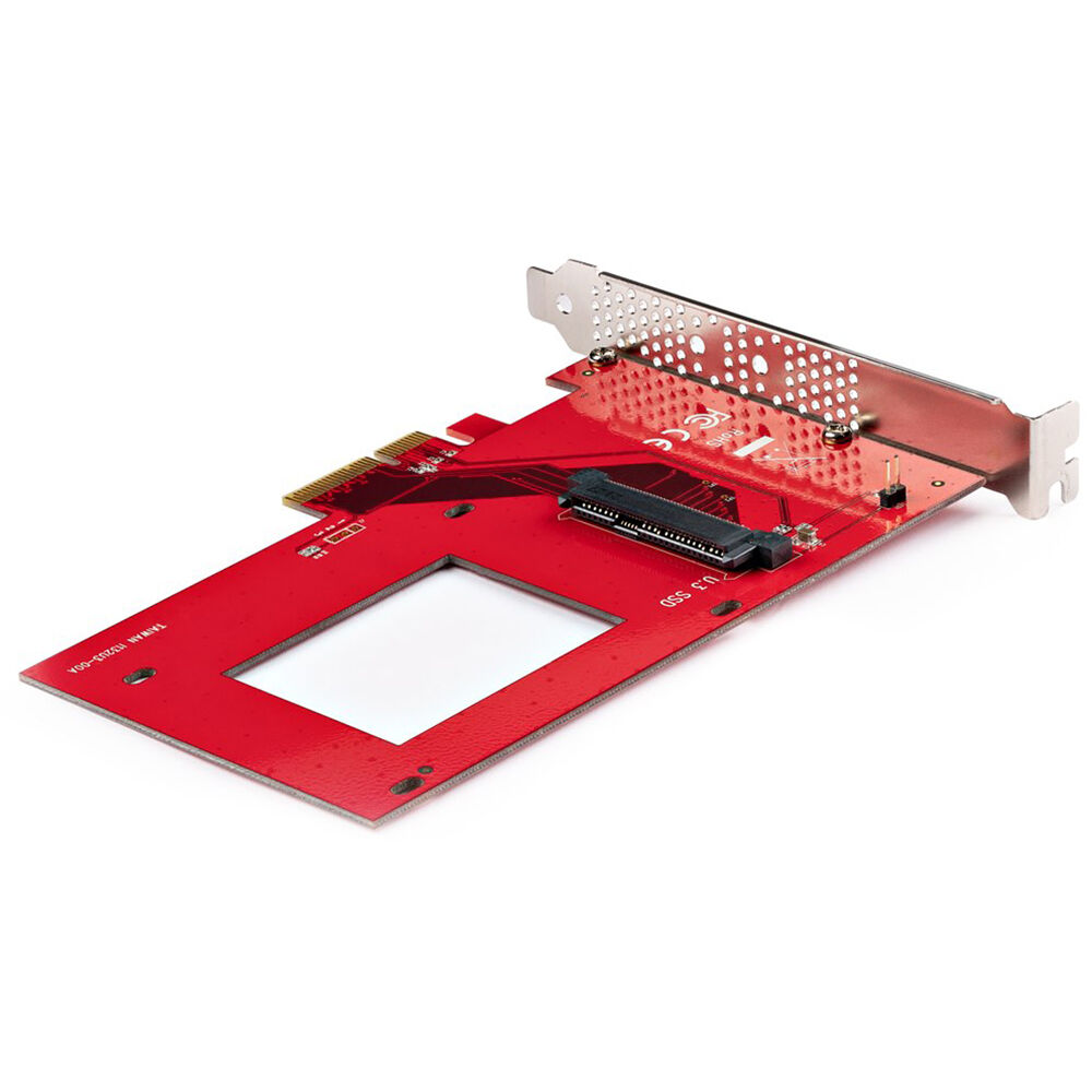 StarTech PEX4SFF8639U3 U.3 to PCIe adapter card for 2.5-inch NVMe SSDs — view 3