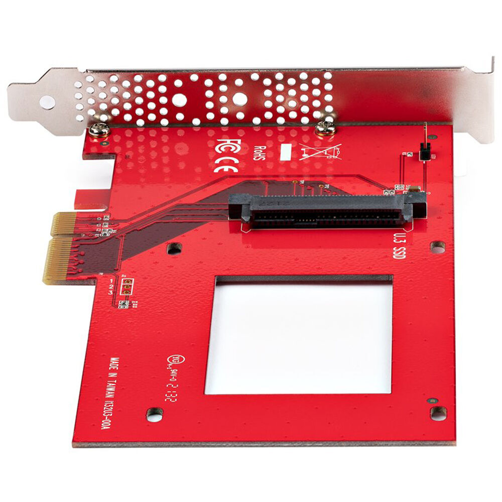 StarTech PEX4SFF8639U3 U.3 to PCIe adapter card for 2.5-inch NVMe SSDs — view 4