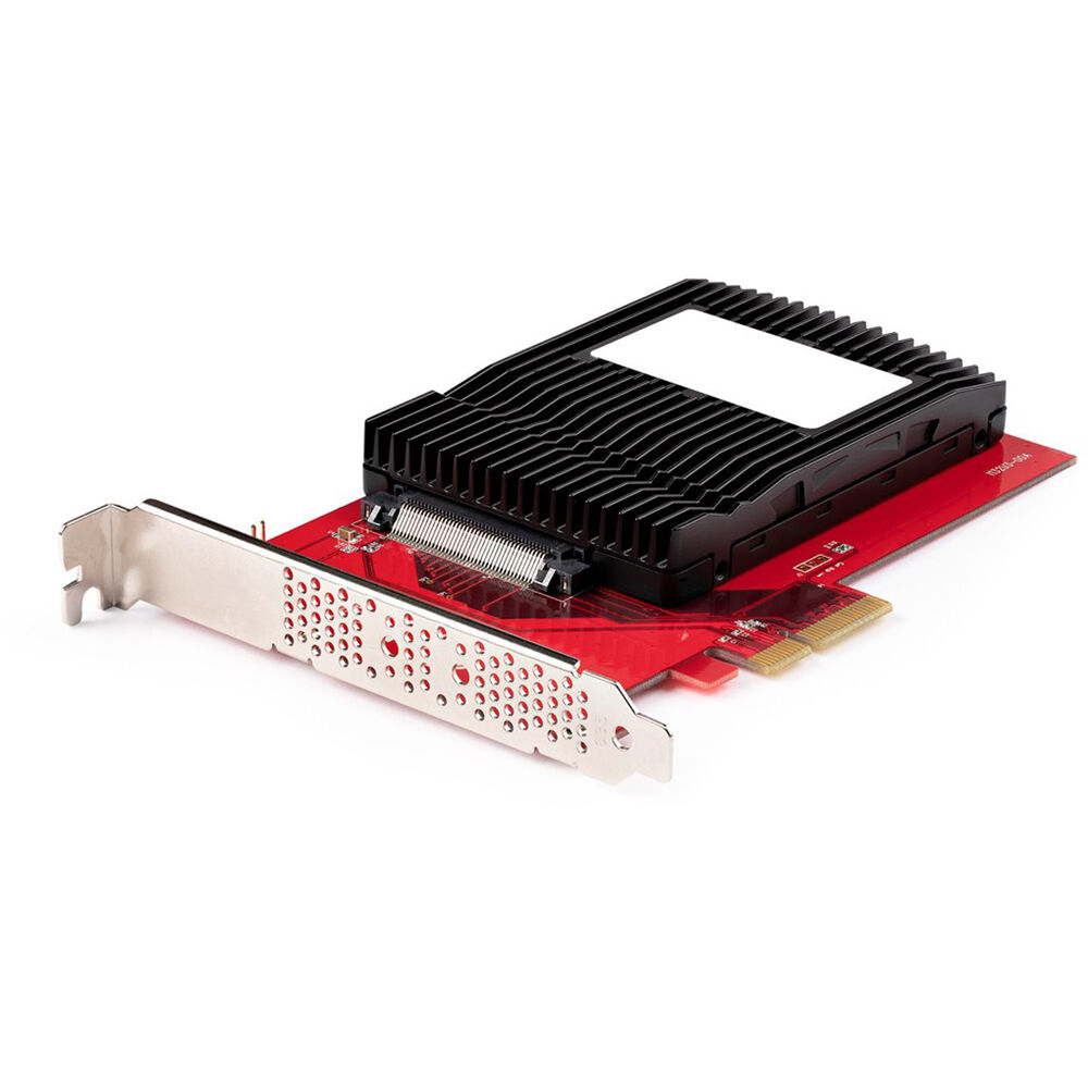StarTech PEX4SFF8639U3 U.3 to PCIe adapter card for 2.5-inch NVMe SSDs — view 6