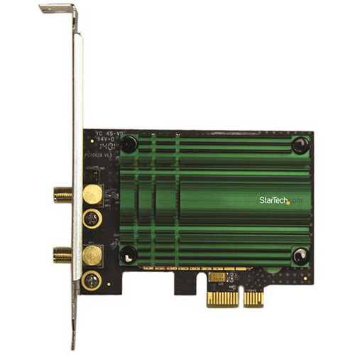 StarTech PCIe AC1200 wireless card for desktop PC, dual-band 802.11ac internal adapter — view 3