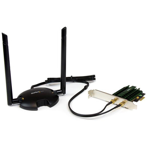 StarTech PCIe AC1200 wireless card for desktop PC, dual-band 802.11ac internal adapter — view 6