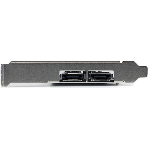 StarTech 2-port PCIe SATA III eSATA expansion card for internal and external storage — view 4