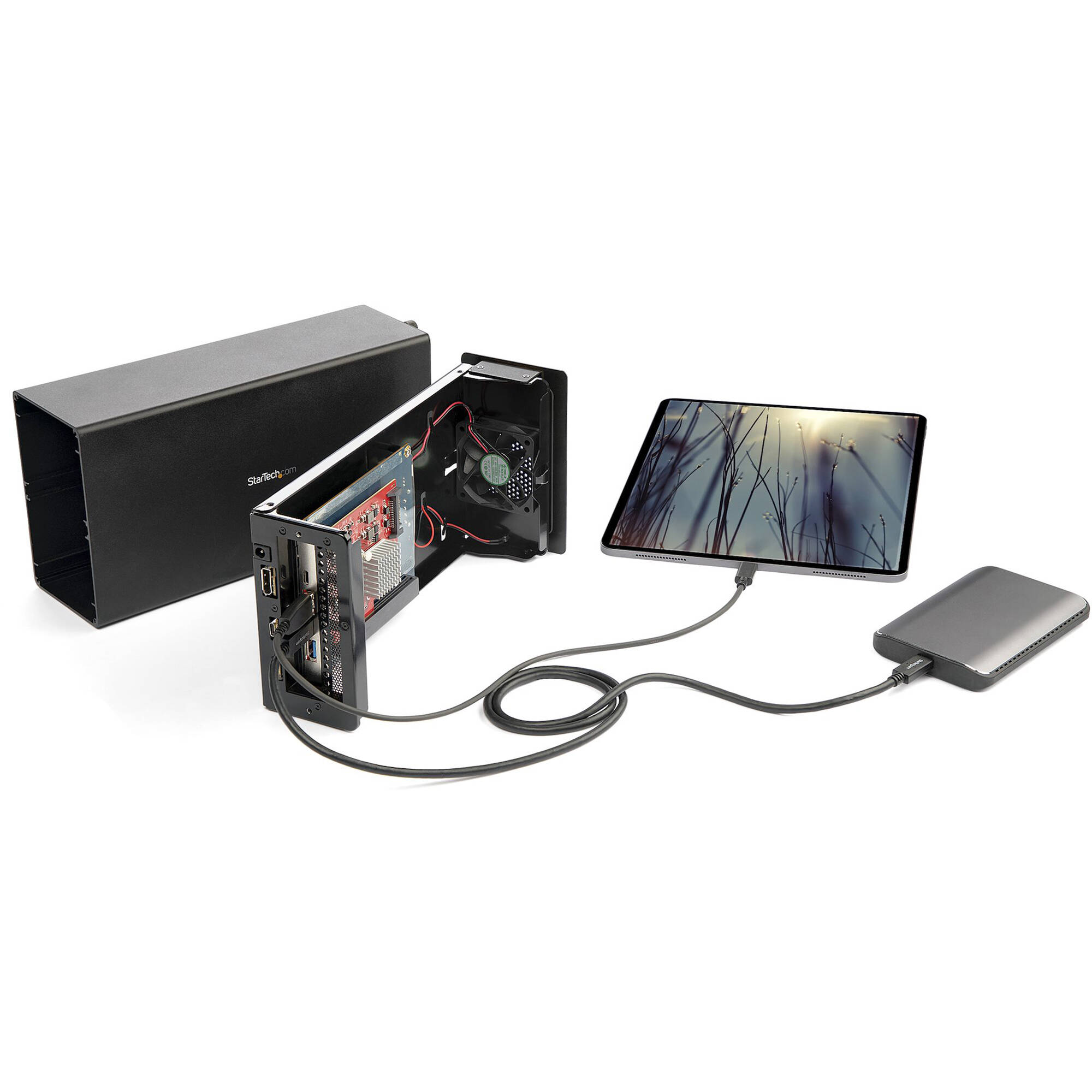 StarTech 4-port USB PCIe card with two USB-A and two USB-C ports — view 5