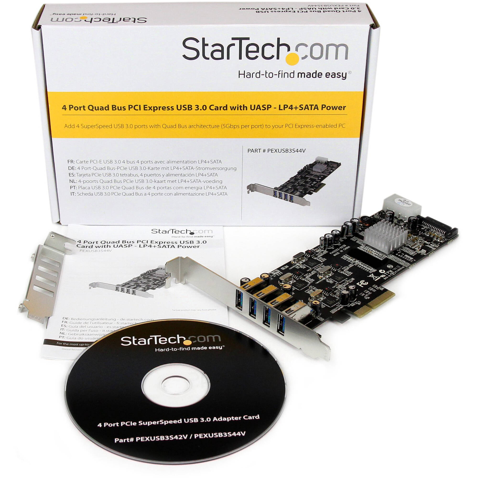 4 Pt 4 Channel PCIe USB 3 Card — view 7