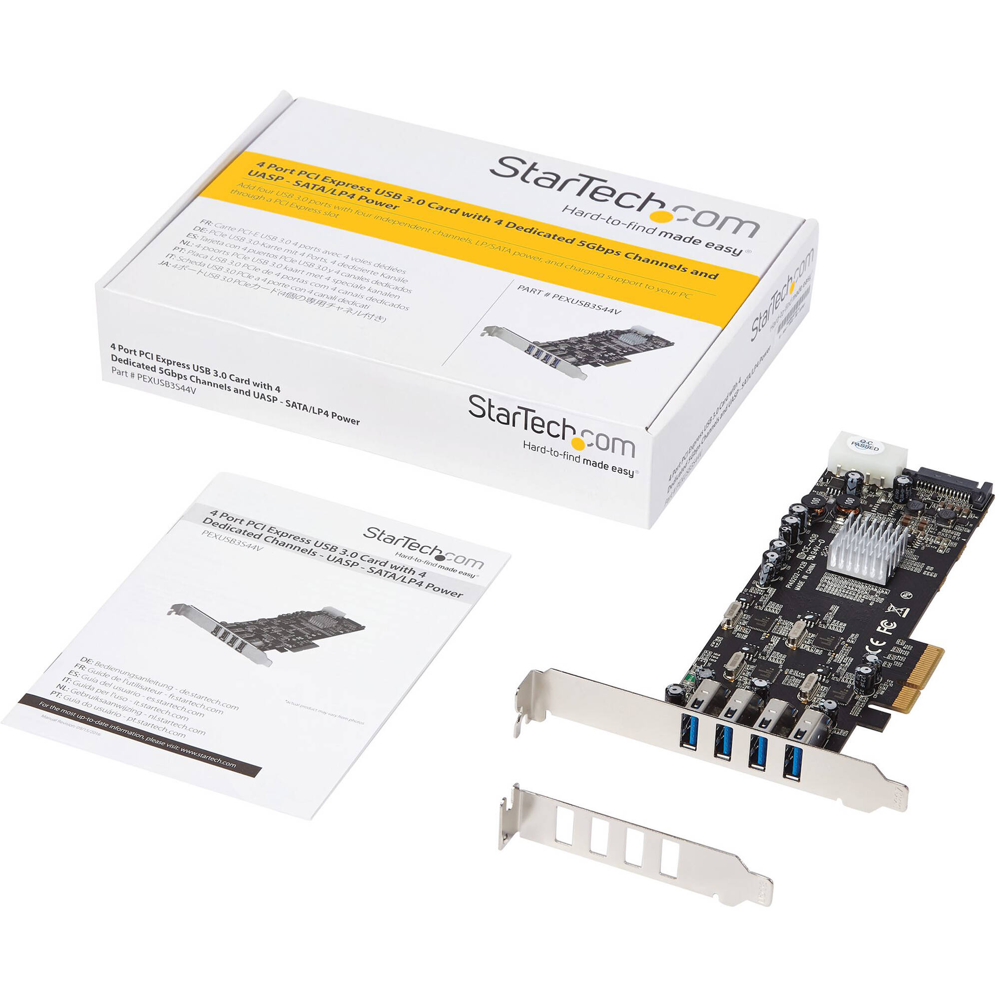 4 Pt 4 Channel PCIe USB 3 Card — view 8