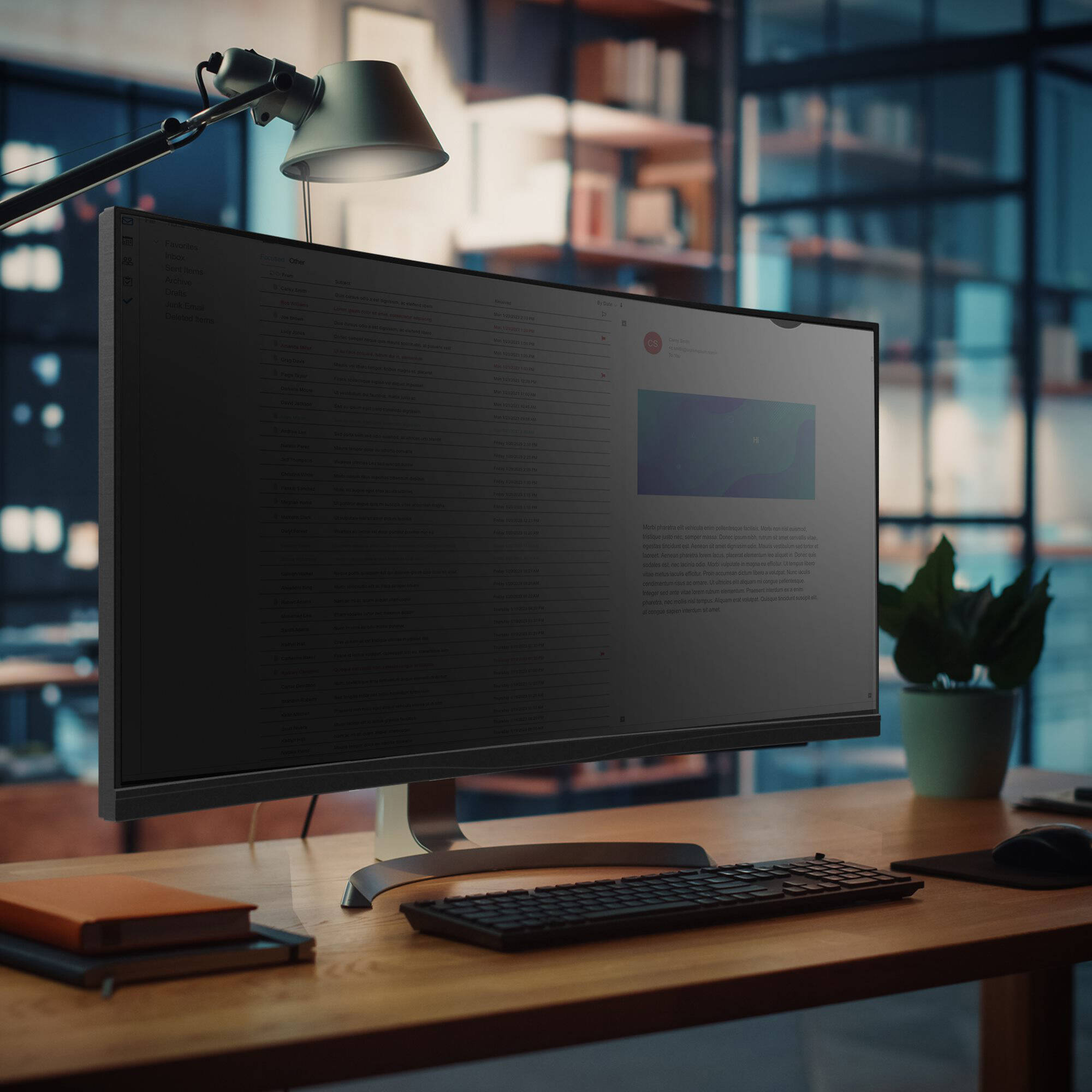 34in. Mntr Privacy Screen TAA — view 11