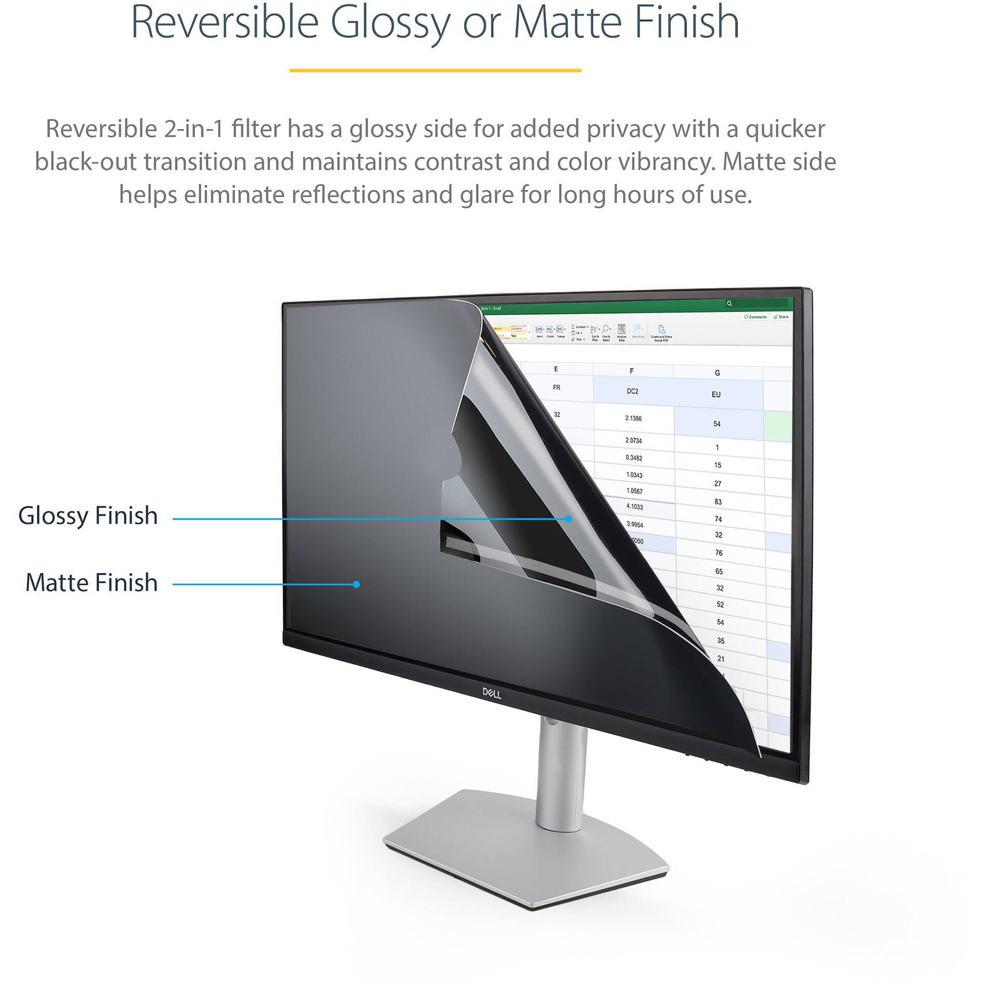 34in. Mntr Privacy Screen TAA — view 4