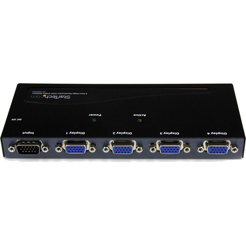 StarTech ST124PRO 4 port VGA video splitter for four-display analog distribution — view 3