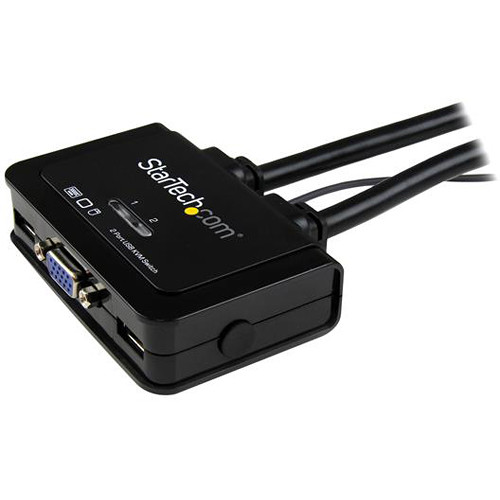 StarTech SV211USB 2-port VGA cable KVM switch for controlling two PCs from one console — view 2