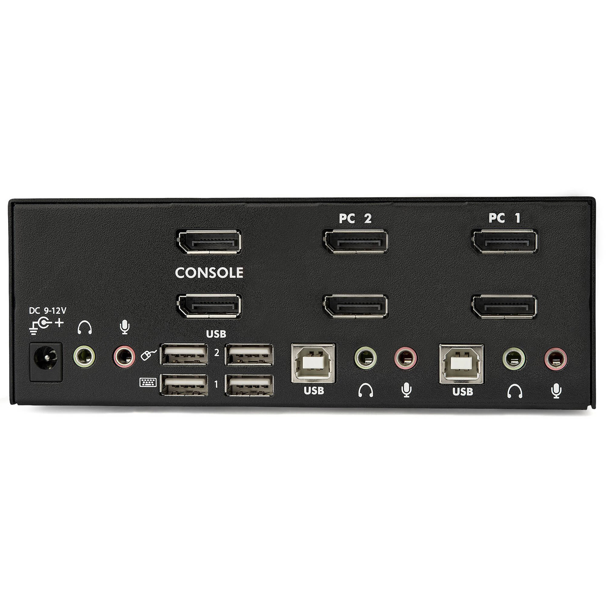 StarTech 2-port dual DisplayPort KVM switch for two dual-monitor computers, TAA compliant — view 4
