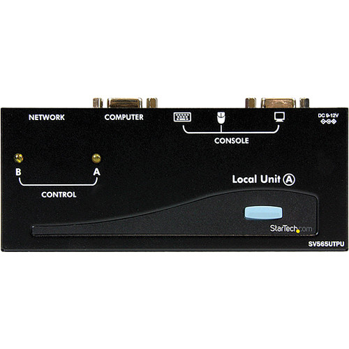 StarTech SV565UTPU USB VGA KVM console extender TAA compliant desktop unit — view 2