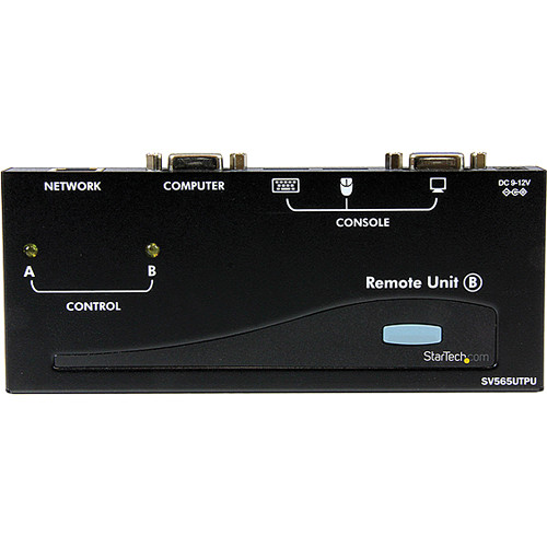 StarTech SV565UTPU USB VGA KVM console extender TAA compliant desktop unit — view 3
