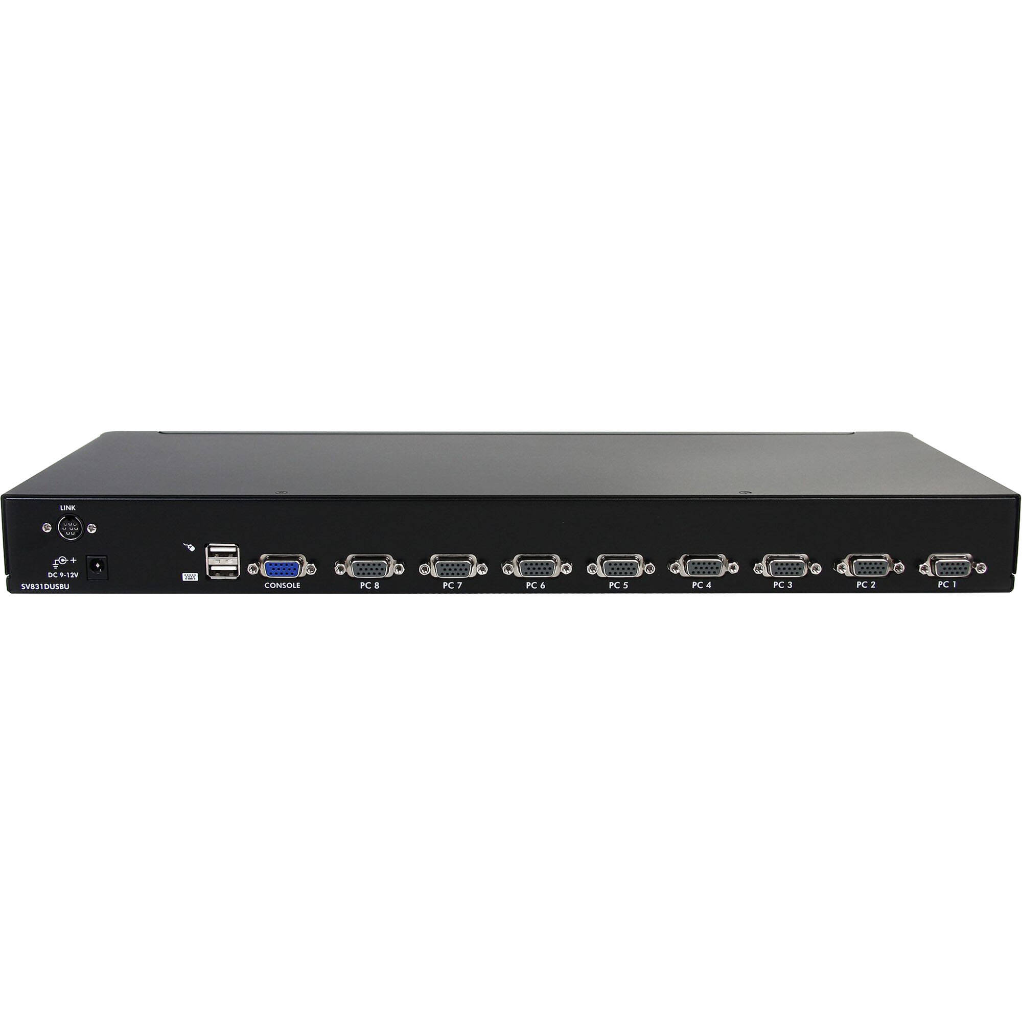 StarTech 8-port USB KVM switch, TAA-compliant 1U rack mount for controlling eight computers — view 3