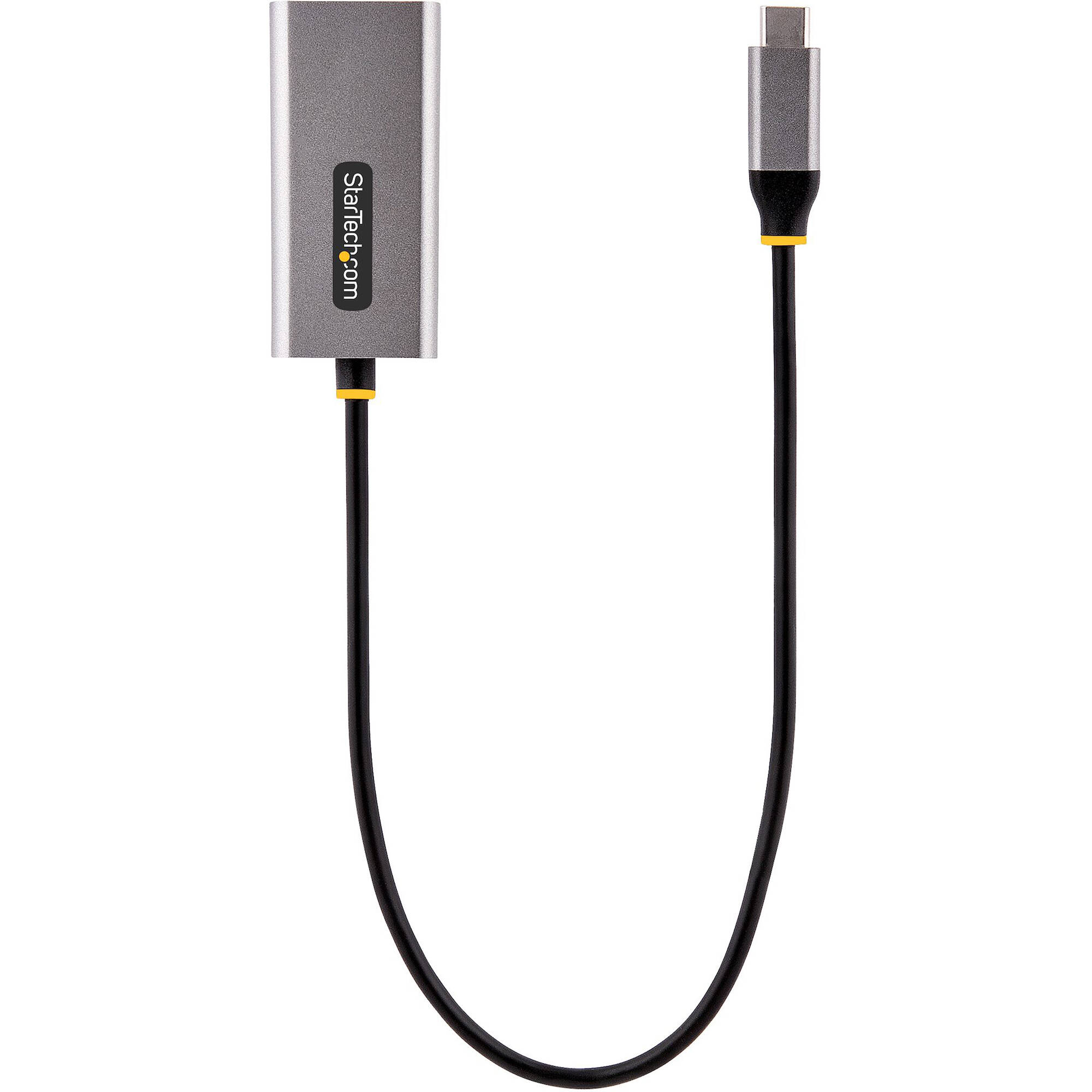 StarTech USB-C to Gigabit Ethernet adapter with compact external design — view 2