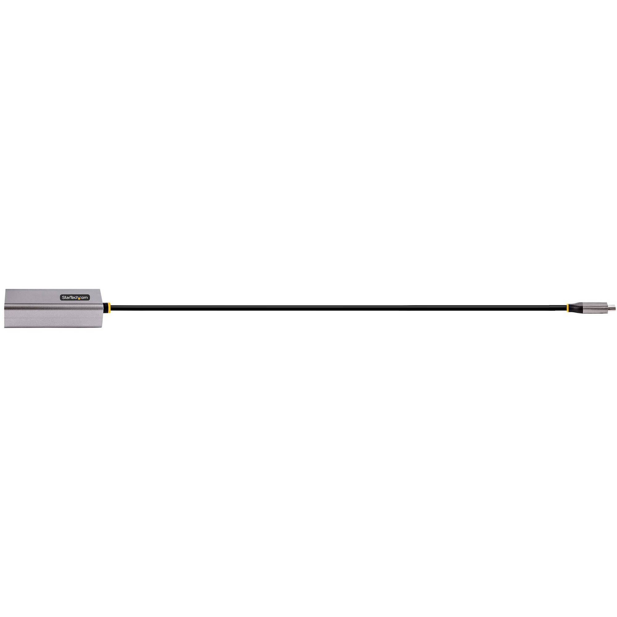 StarTech USB-C to Gigabit Ethernet adapter with compact external design — view 3
