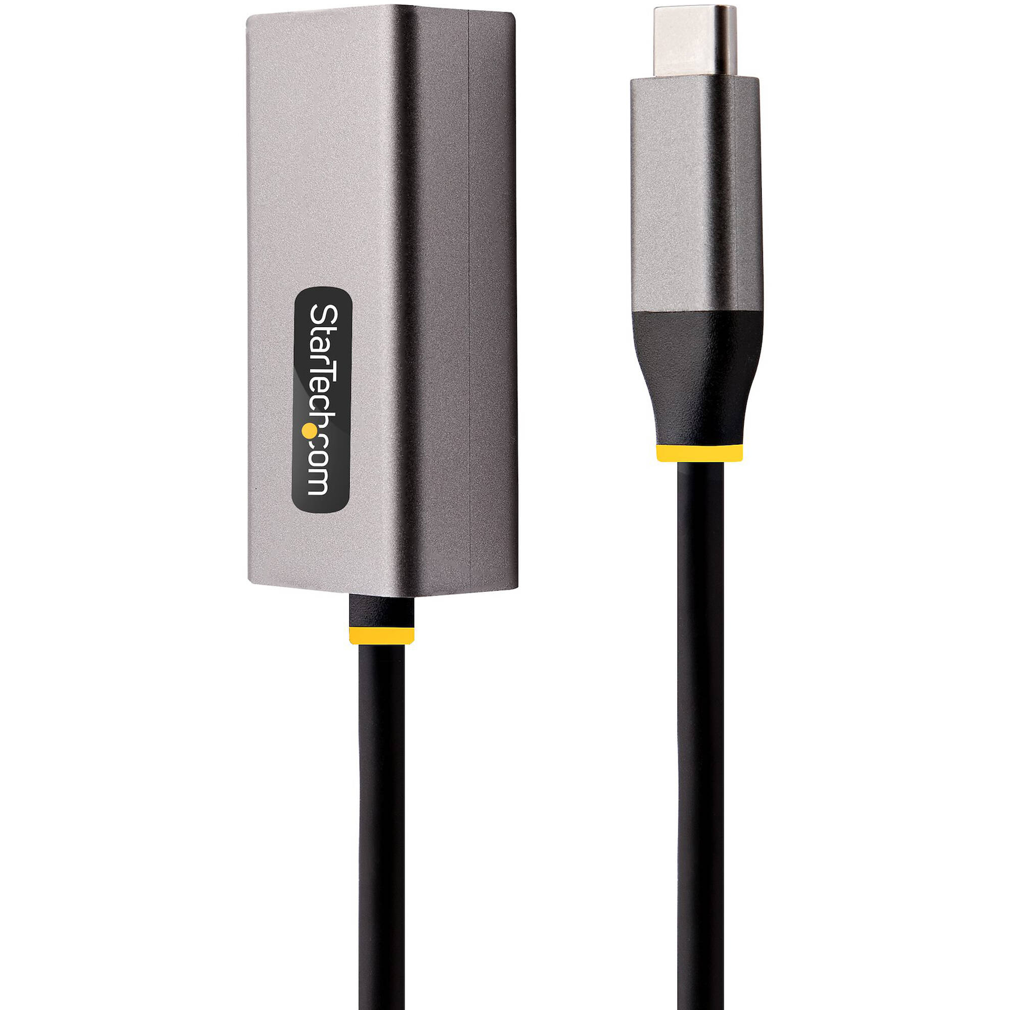 StarTech USB-C to Gigabit Ethernet adapter with compact external design — view 4