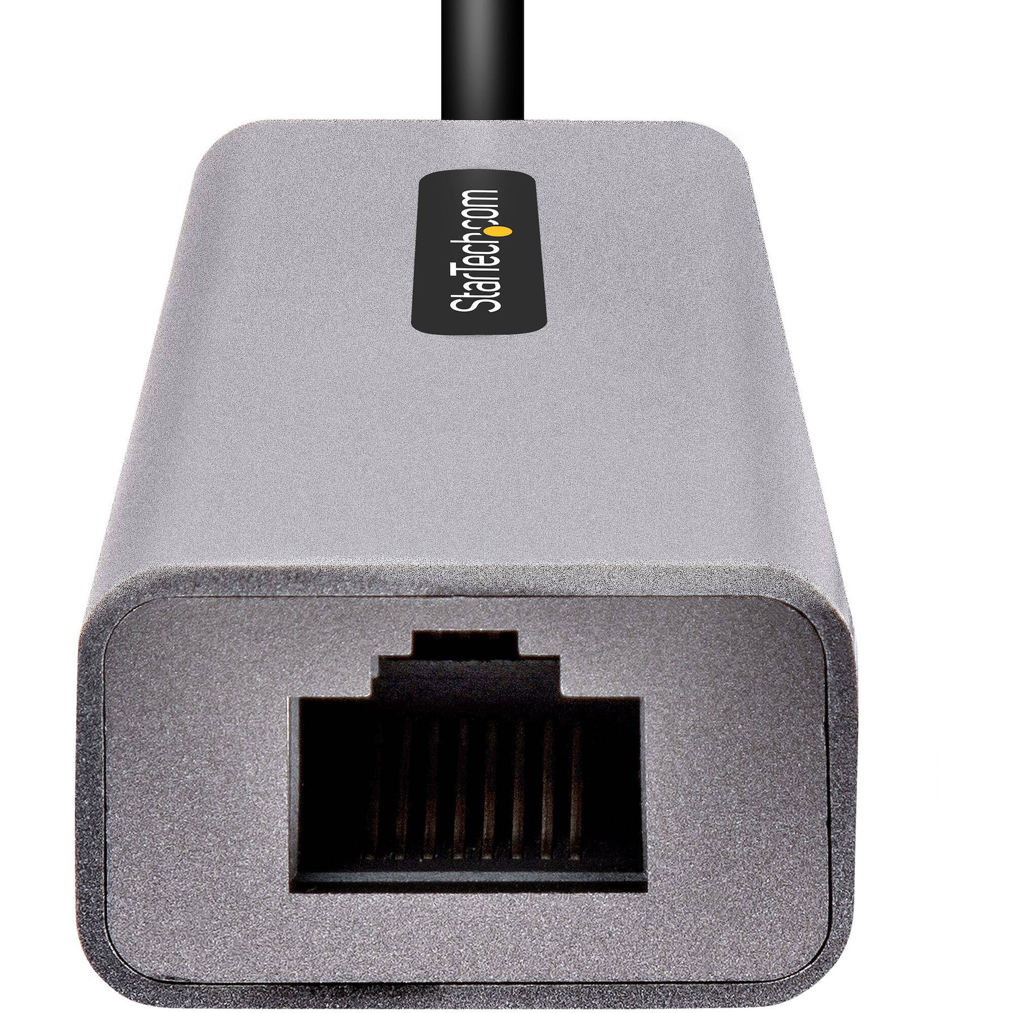 StarTech USB-C to Gigabit Ethernet adapter with compact external design — view 5
