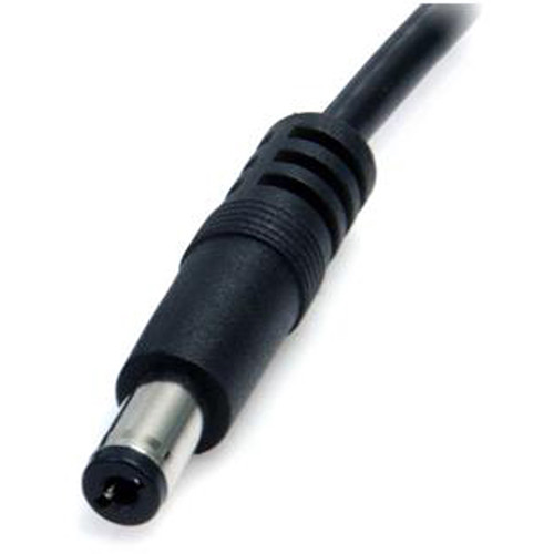 StarTech 3 ft USB to Type M barrel power cable in black — view 3