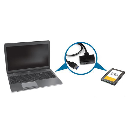 StarTech USB 3.0 to 2.5-inch SATA HDD cable adapter for connecting SATA drives to a computer — view 4
