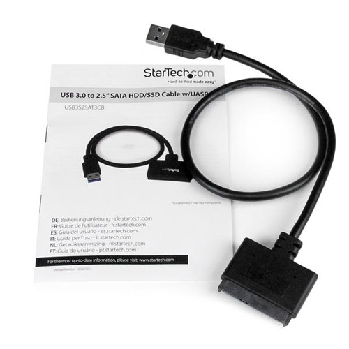 StarTech USB 3.0 to 2.5-inch SATA HDD cable adapter for connecting SATA drives to a computer — view 5