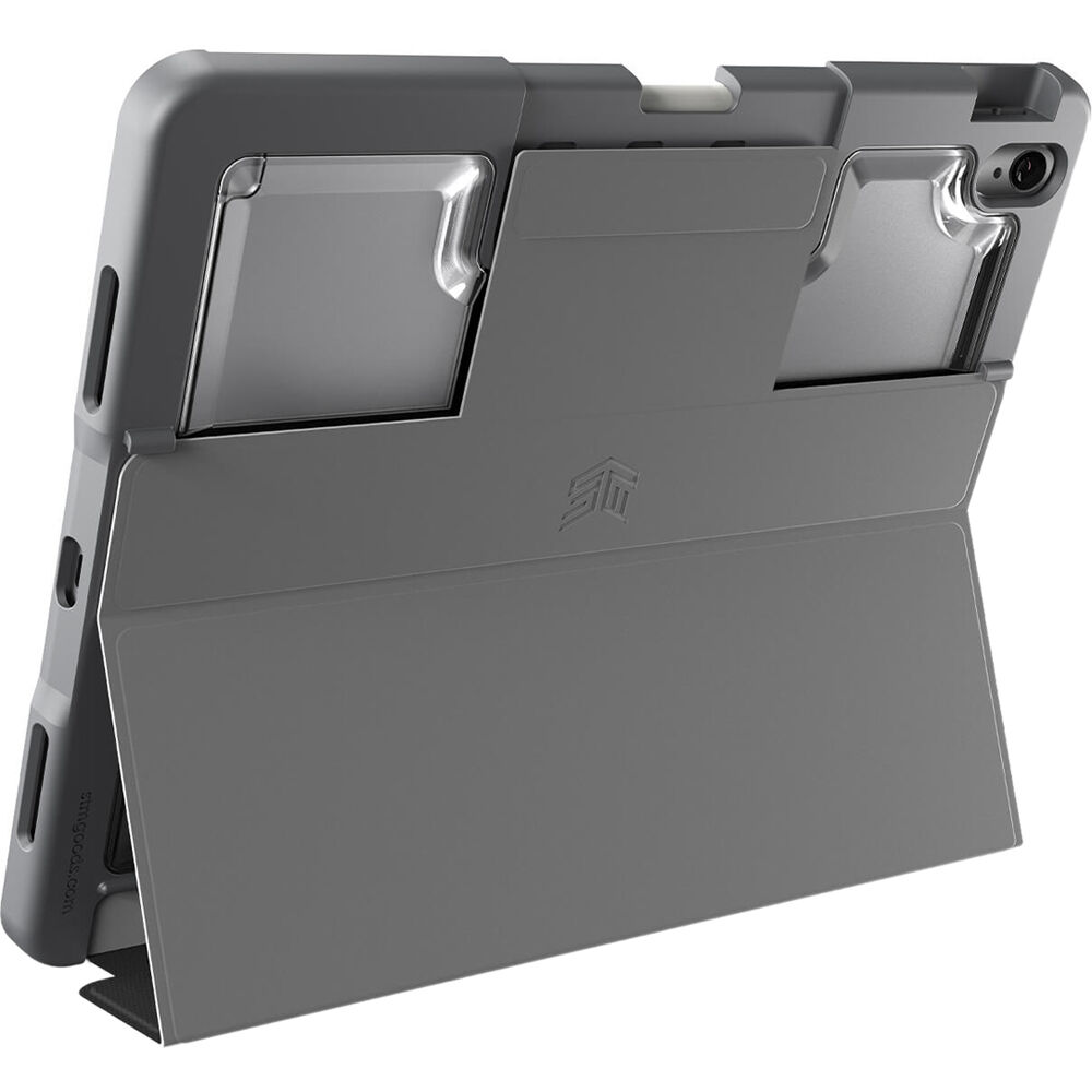 STM GOODS Dux Plus case for iPad Air 13" M2 in Black with clear polycarbonate back and reinforced corners — view 4