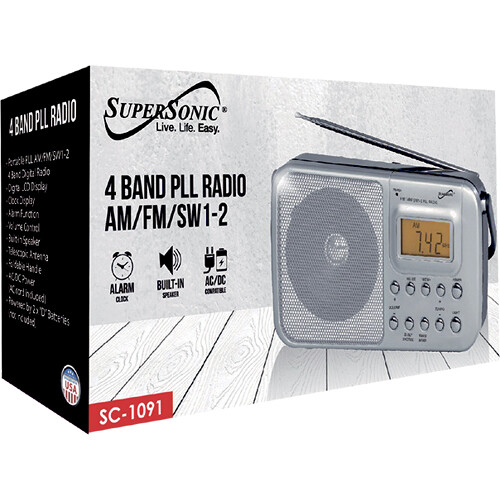 4 Band PLL Radio — view 2