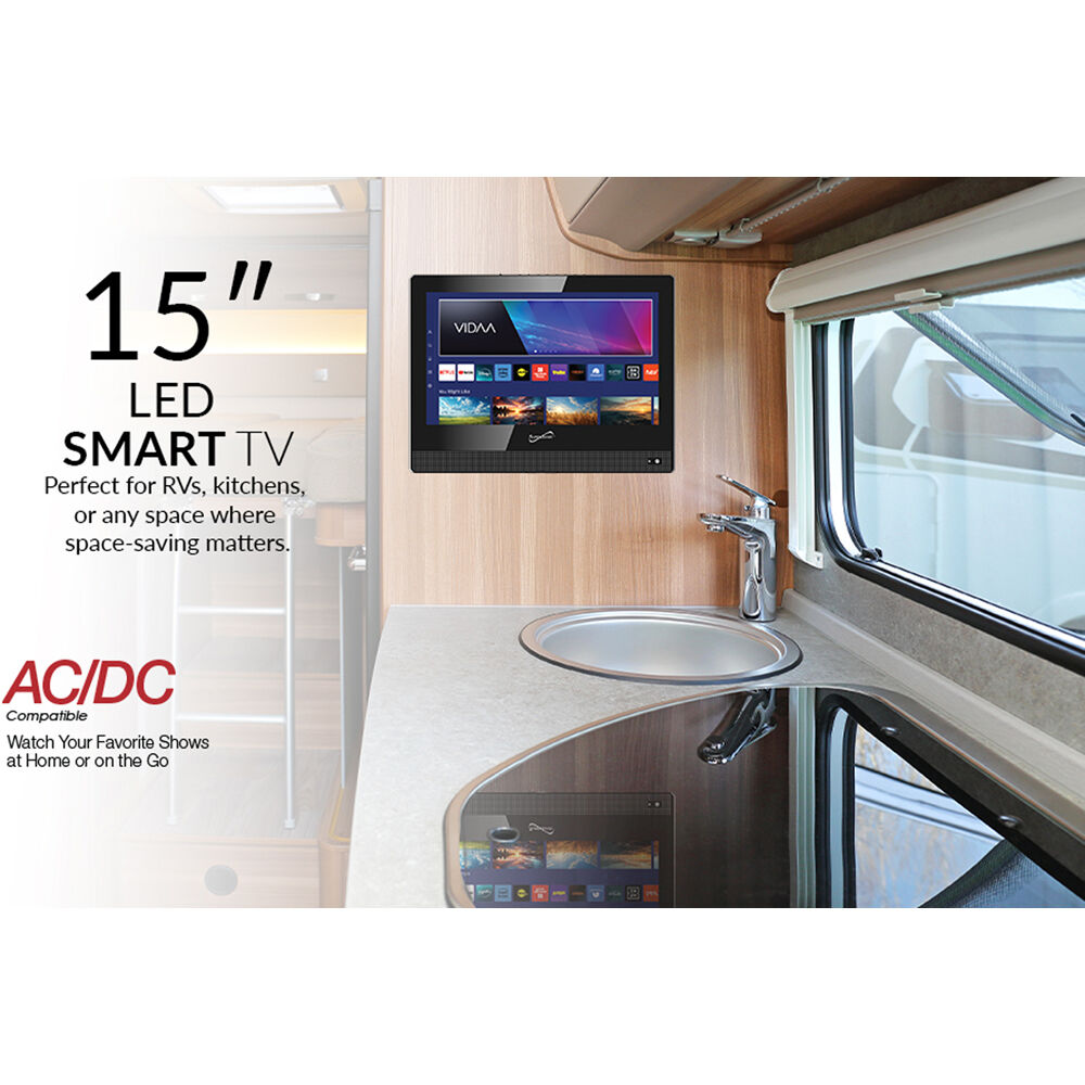 Supersonic 15.6-inch LED Smart TV with 1080p display and three HDMI ports — view 6