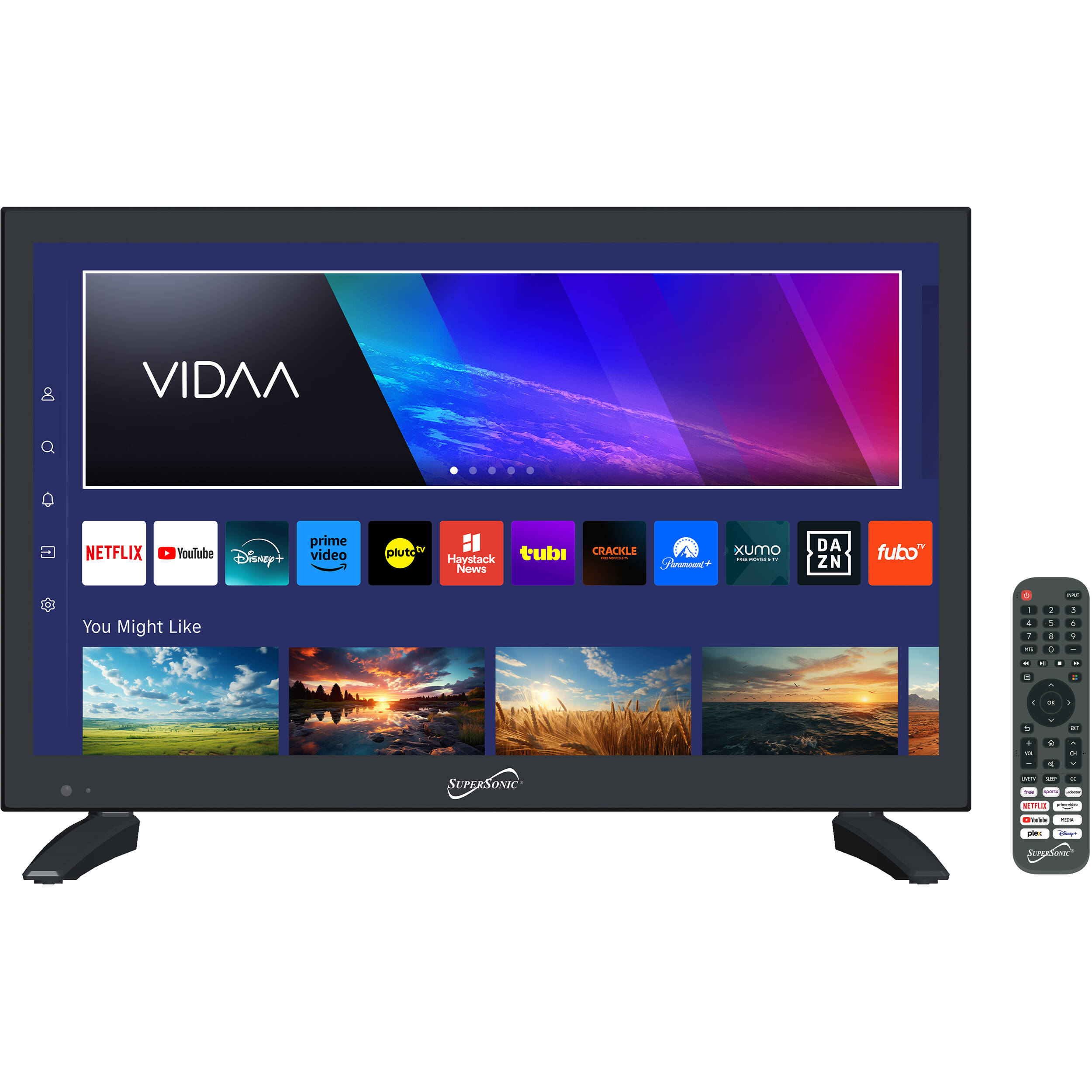 SUPERSONIC 19-inch VIDAA Smart TV with HDMI and Wi-Fi — view 4