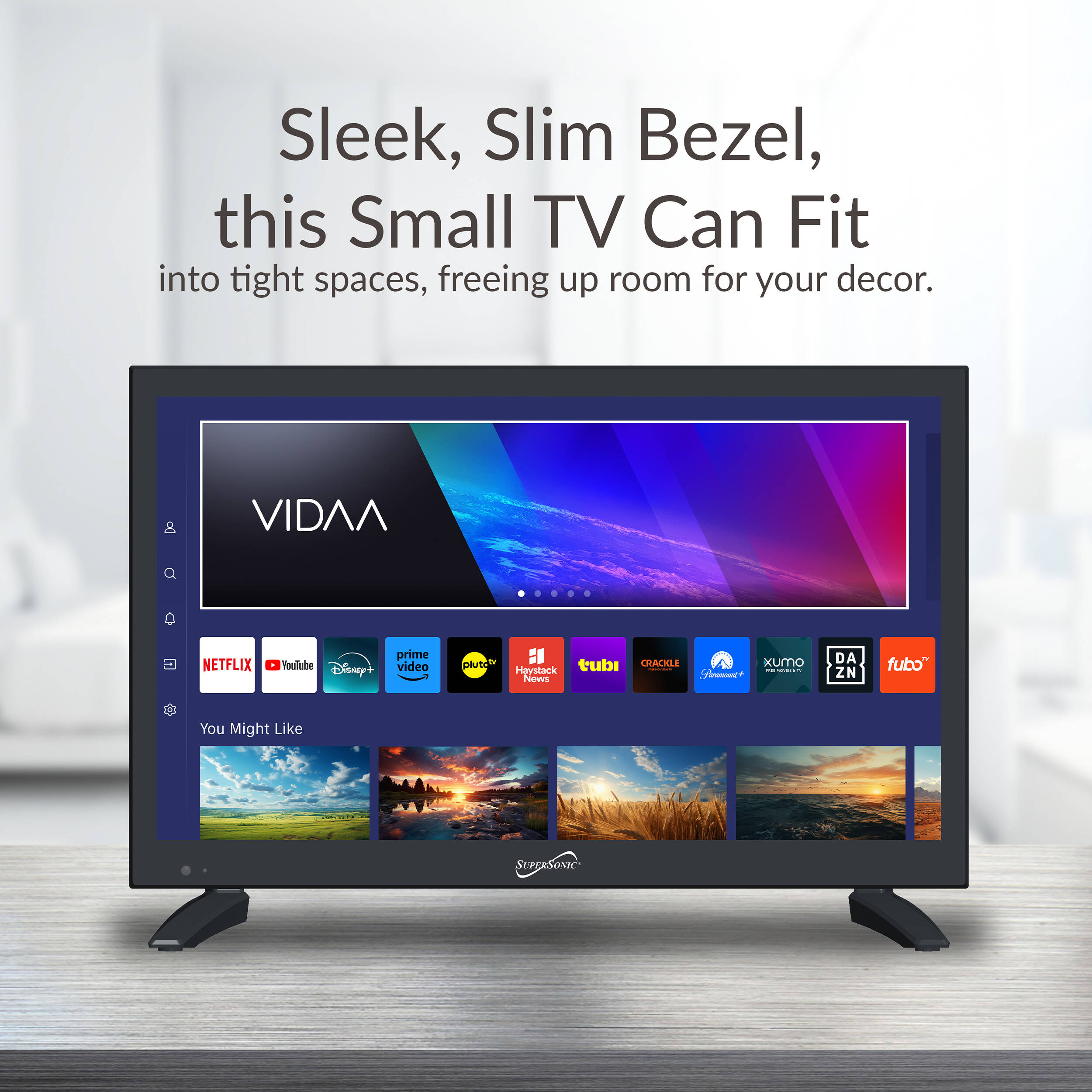 SUPERSONIC 19-inch VIDAA Smart TV with HDMI and Wi-Fi — view 9