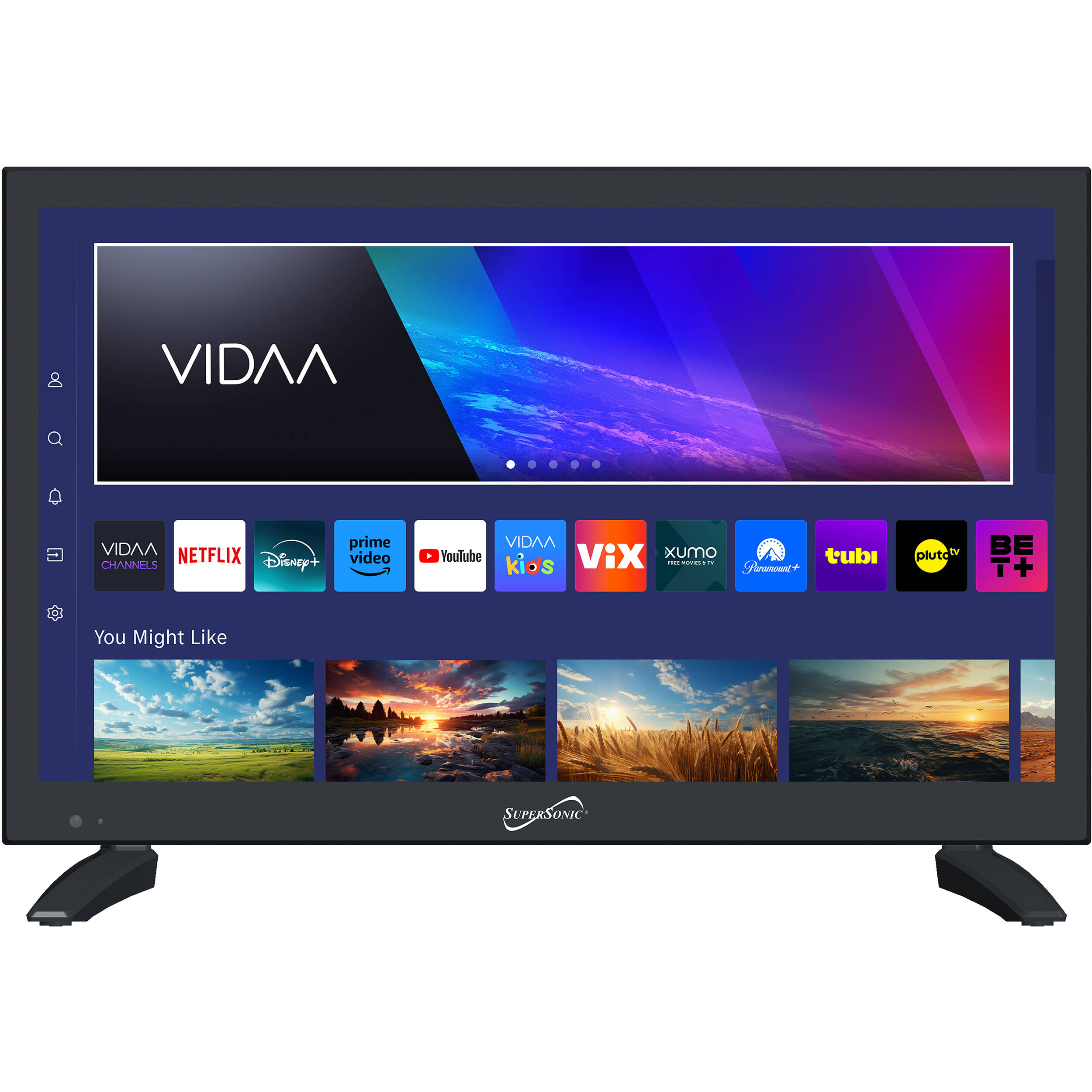 Supersonic 19" VIDAA TV w/DVD — view 3