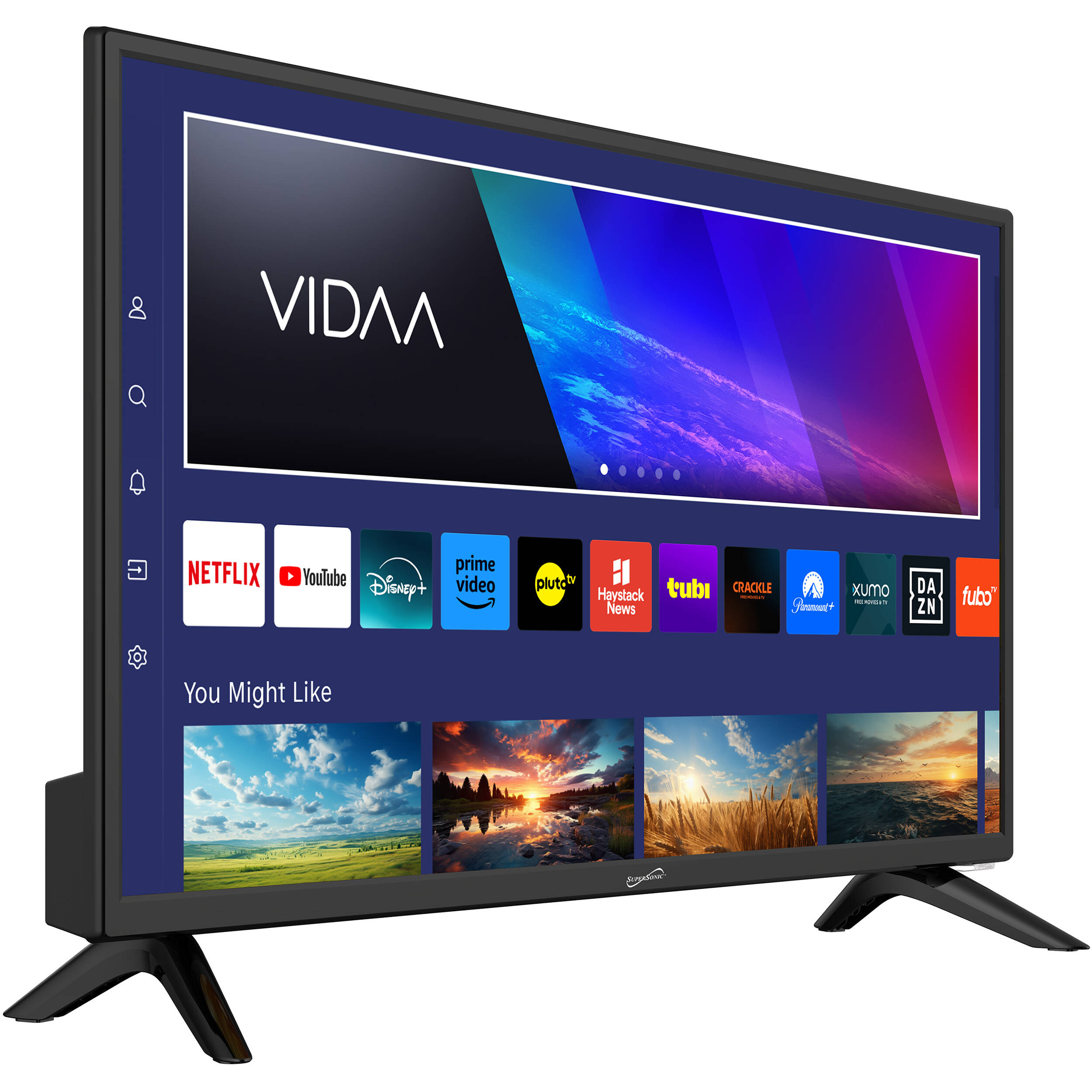 Supersonic 24"Smart HDTV DVD — view 2