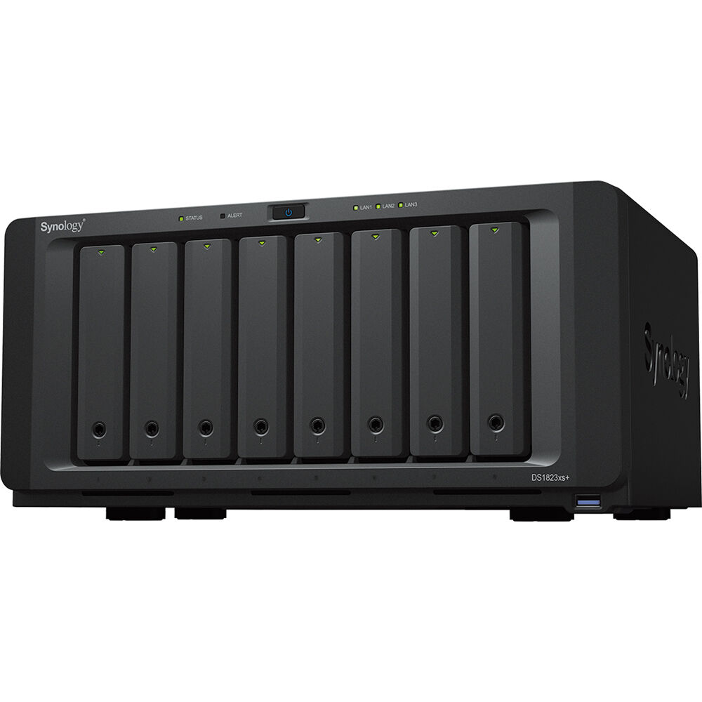 Synology DS1823xs+ 8-bay diskless desktop NAS with hot-swappable drive bays — view 5