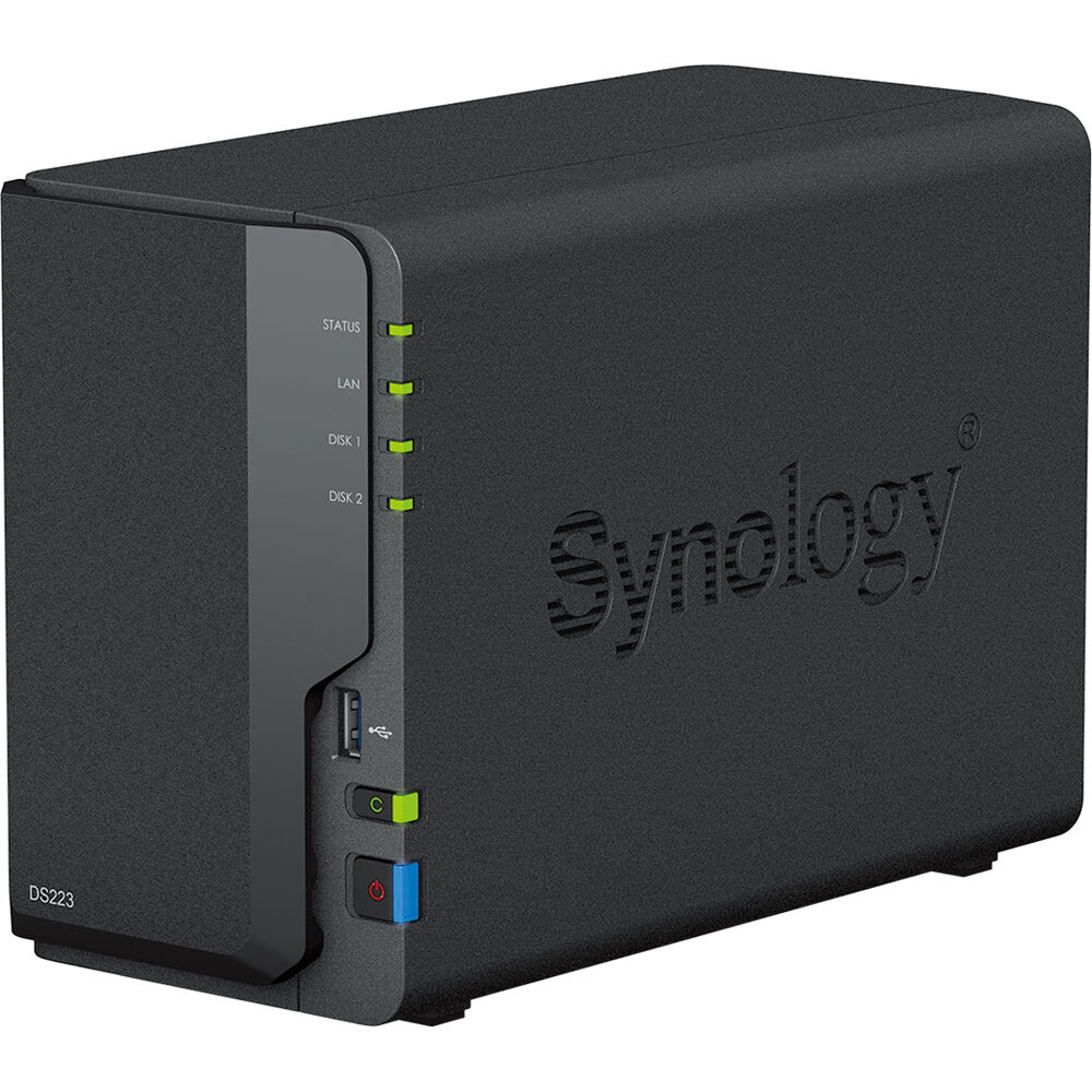 Synology DiskStation DS223 2-bay desktop NAS storage enclosure — view 4