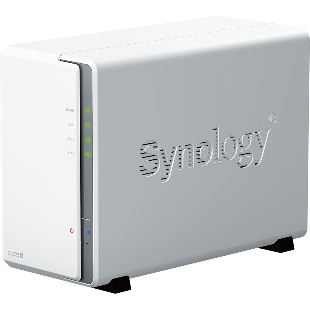 Synology DiskStation DS223j 2-bay diskless desktop NAS for small-office file storage — view 4