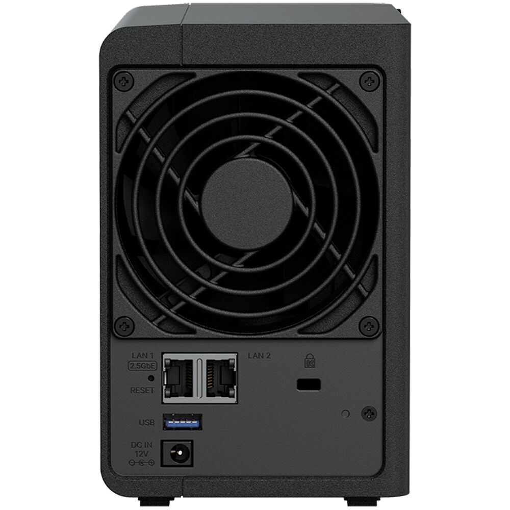 Synology DiskStation DS225+ 2-bay diskless NAS for small office storage — view 2