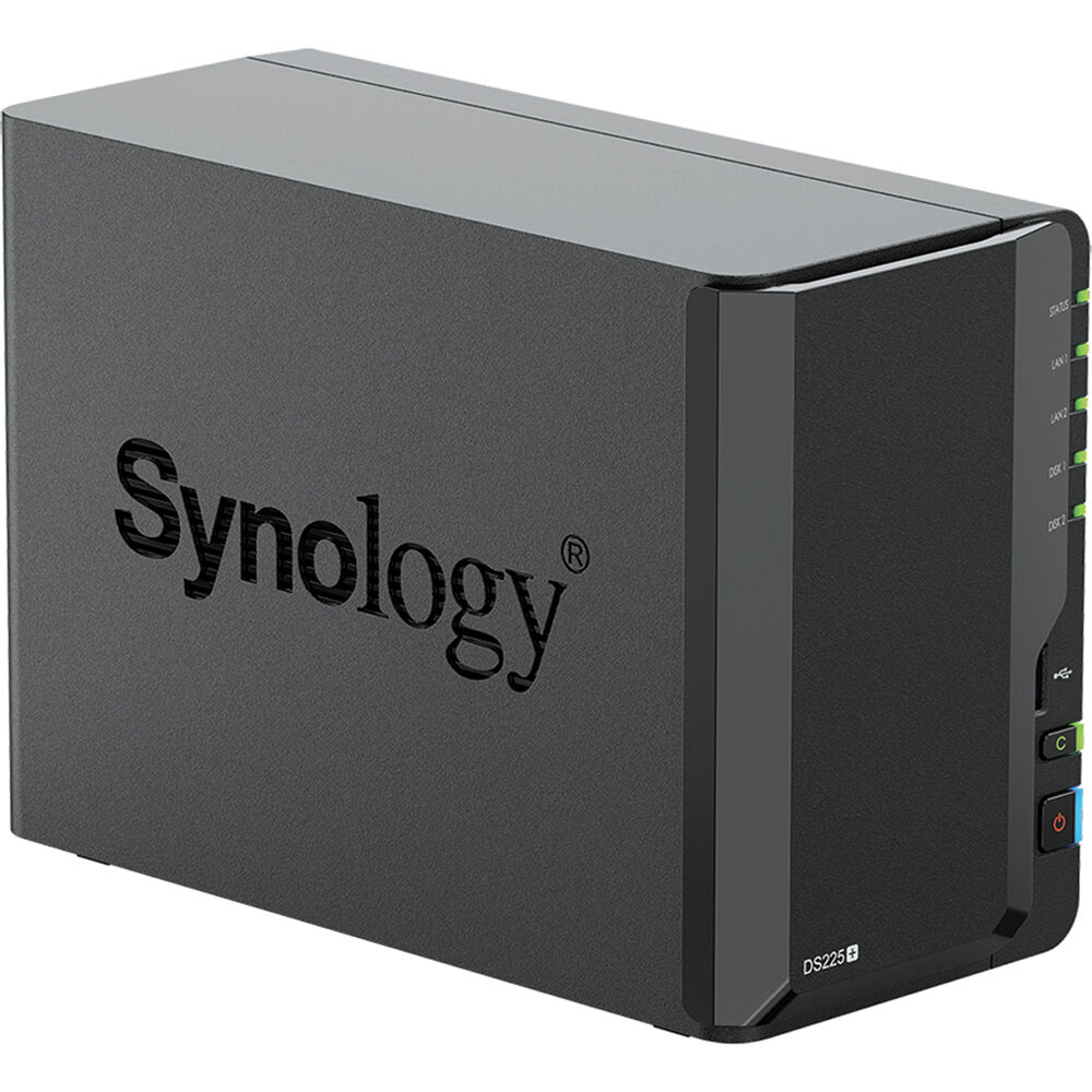 Synology DiskStation DS225+ 2-bay diskless NAS for small office storage — view 3