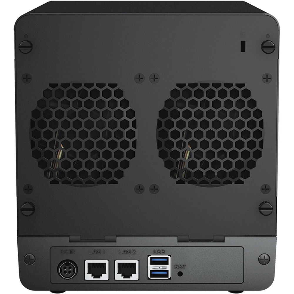 Synology DS423 4-bay DiskStation NAS chassis, diskless desktop storage system — view 4