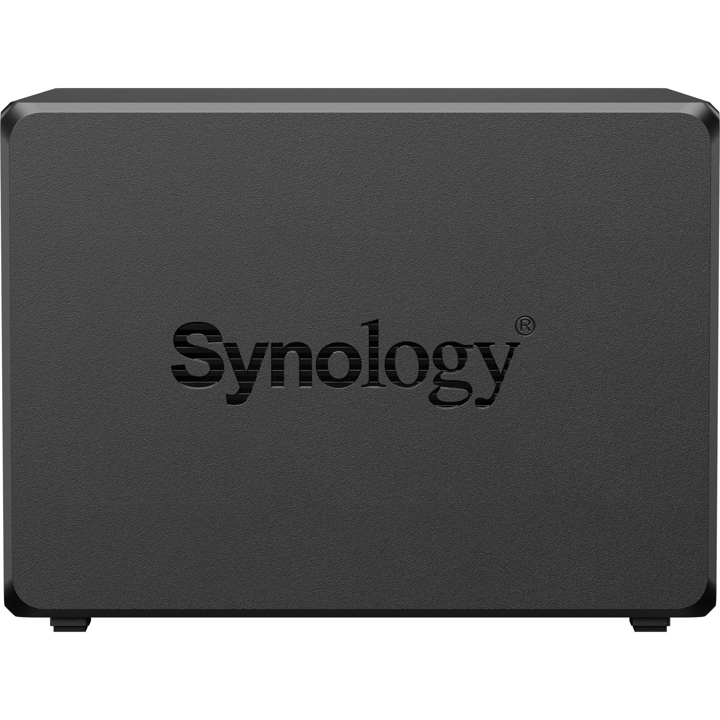 Synology DS425+ 4-bay DiskStation NAS chassis, diskless desktop storage array — view 6