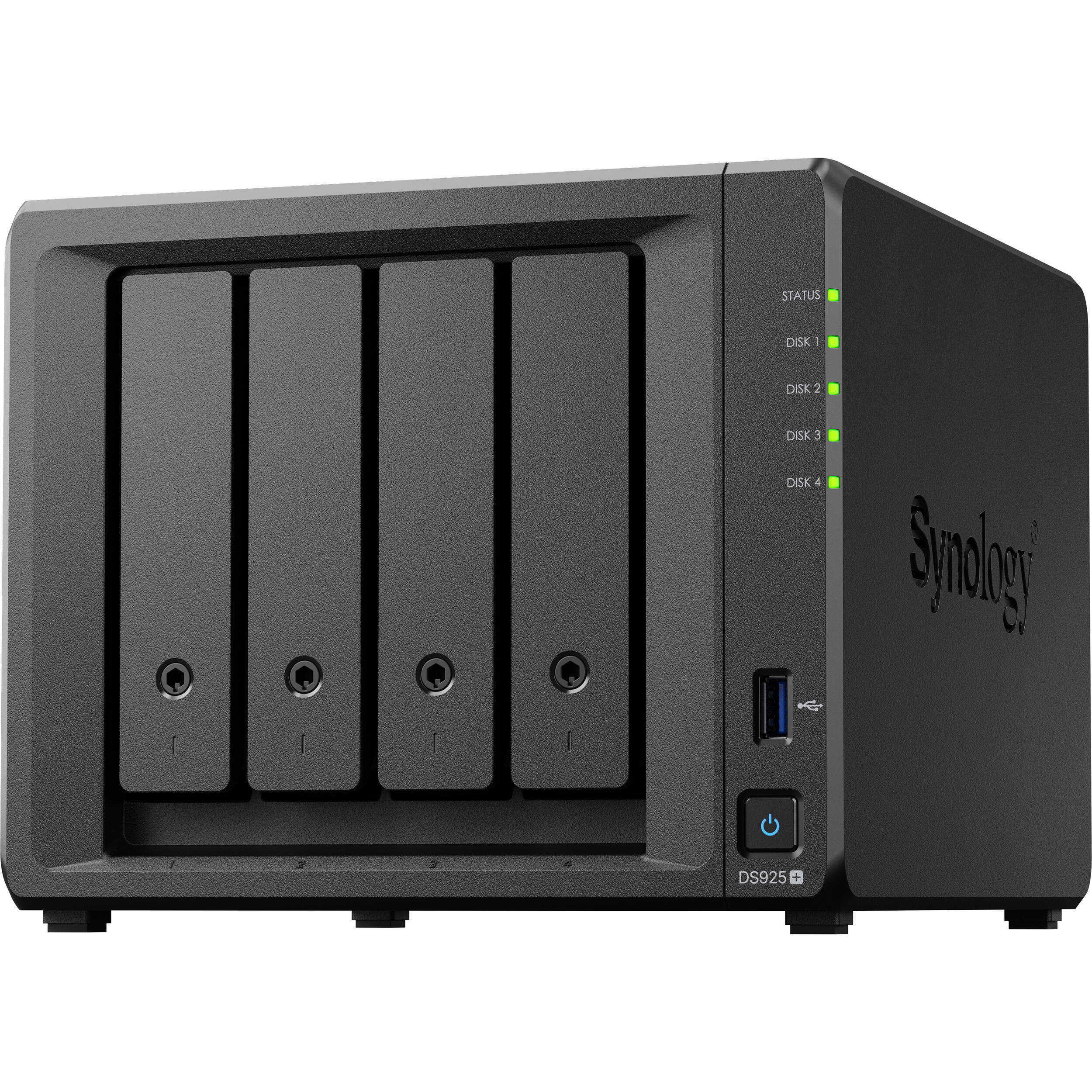 Synology DS925+ 4-bay diskless DiskStation NAS for business storage — view 3