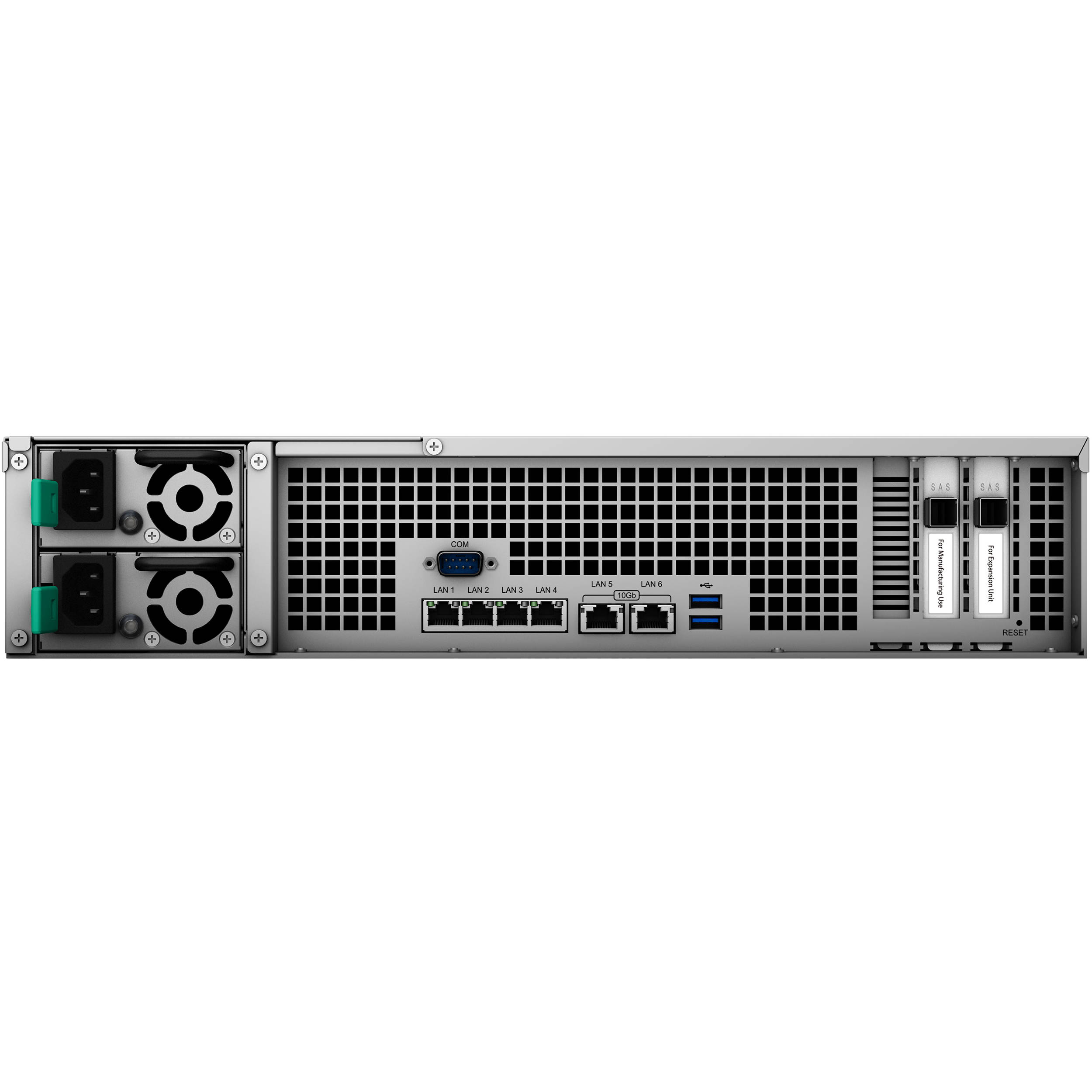 Synology FS3600 24-bay FlashStation rack-mount all-flash array with 10 Gigabit Ethernet — view 4