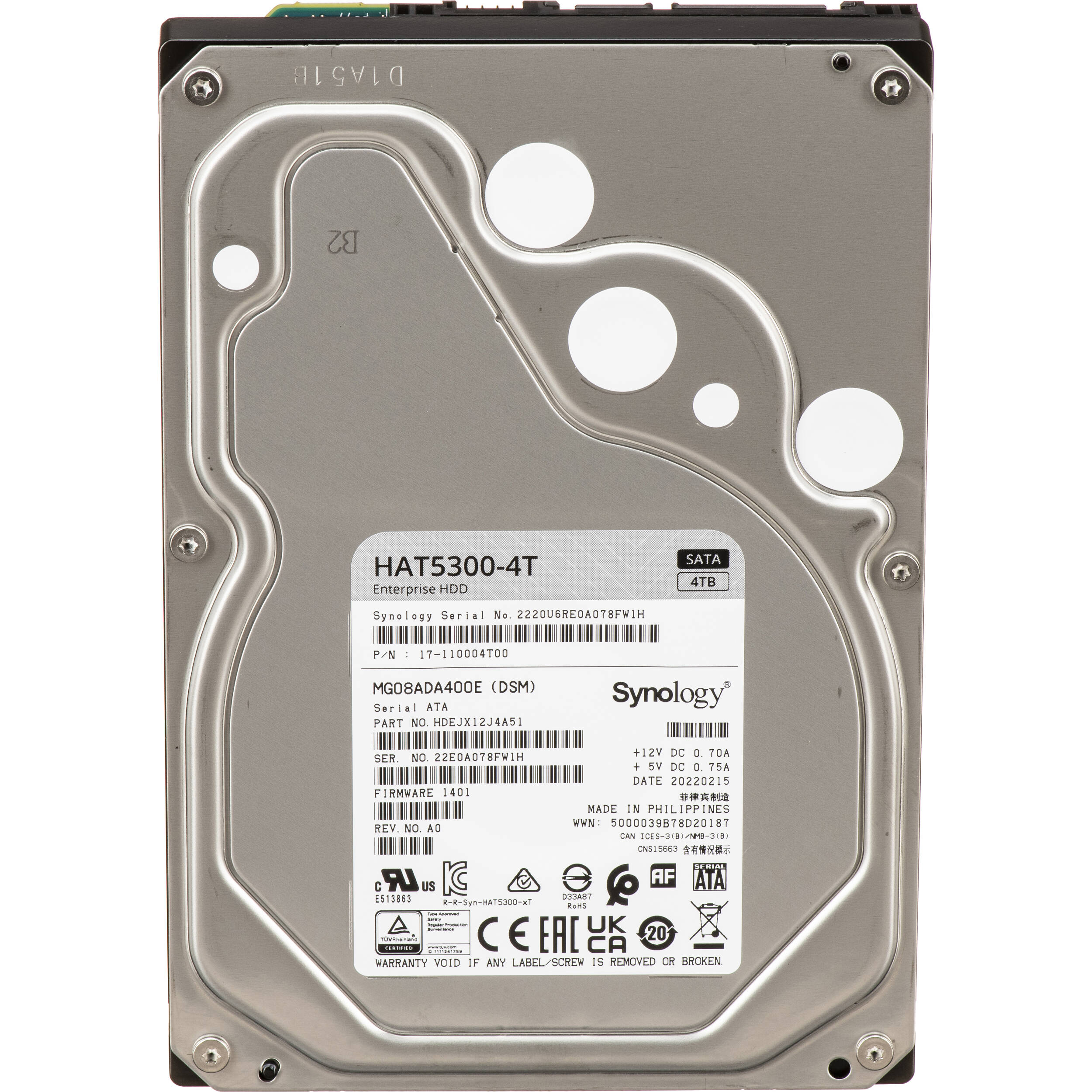 SYNOLOGY 3.5 SATA HDD HAT5300 12TB — view 2